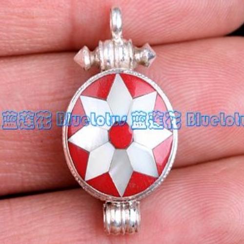 Handmade Tibetan Gau Box Pendant