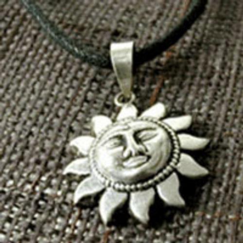 Handmade Tibetan Sungod Pendant