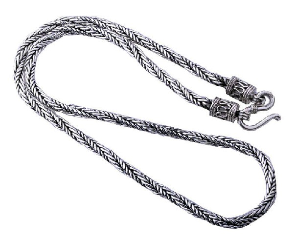 Tibetan Handmade Sterling Silver Necklace for Men