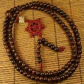 Tibetan Rosewood 10mm Yoga Meditation Prayer Beads Mala Necklace