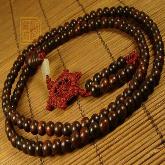 Tibetan Rosewood 10mm Yoga Meditation Prayer Beads Mala Necklace