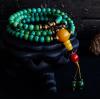 6mm Turquoise And Amber 108 Buddha Beads Bracelet